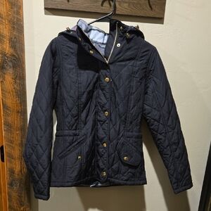 Women's Barbour Millfire Quilted Jacket - Dark Navy